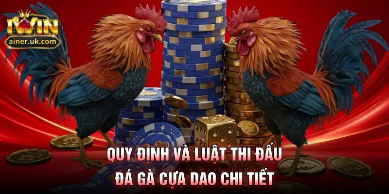 Quy định và luật thi đấu đá gà cựa dao chi tiết